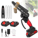 [Black Friday] MotoSerra Elétrica 6 Polegadas Brushless 2 Baterias Portátil Sem Fio Recarregável